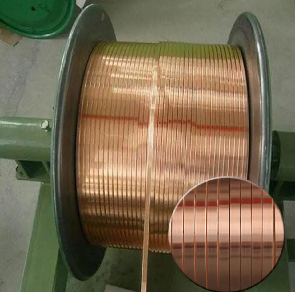 矩形銅線帶材軋機生產線-用於紙包扁絲行業